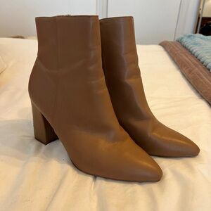 Madden Girl Tan Heeled Boots